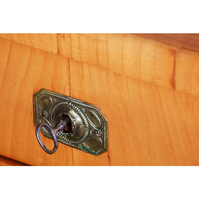 Biedermeier Cabinet in Cherry, Spruce & Ebony, Czech, 1820s For Sale - Image 10 of 17