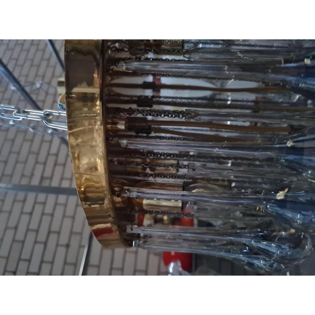 Large Murano Glass Tear Drop Chandelier by Christoph Palme, Germany, 1970s For Sale - Image 15 of 17