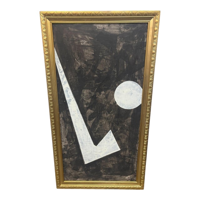 Large Acrylic on Panel Modern Abstract Painting For Sale