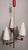 Metal Small Italian Brass and Opaline Glass Chandelier, 1950 For Sale - Image 7 of 7