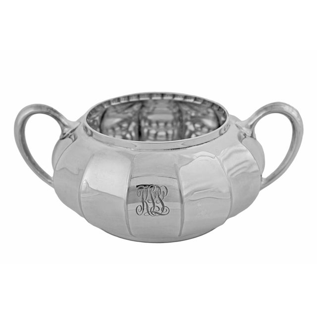 Early 20th Century Antique Tiffany & Co. Silver Soldered on English Barker Brothers Tray Tea Set- 6 Pieces For Sale - Image 5 of 9