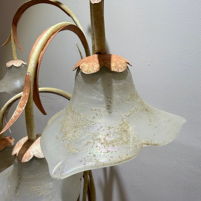 Large Postmodern Luce Doro Series Antinea Floor Lamp in Murano Glass by Jean-François Crochet for Terzani, 1980s For Sale - Image 4 of 17