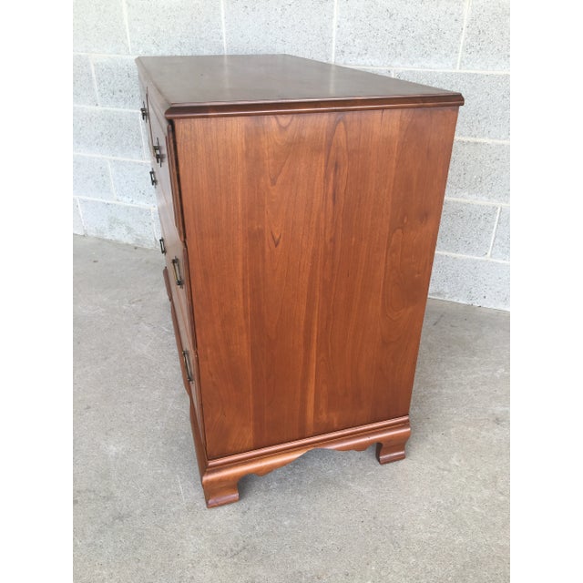 Mid 20th Century Statton Furniture Cherry 3 Drawer Bachelor Chest For Sale - Image 5 of 10