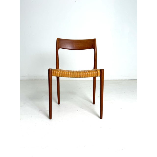 1950s Model 77 Chairs from N. O. Møller, 1950s, Set of 4 For Sale - Image 5 of 14