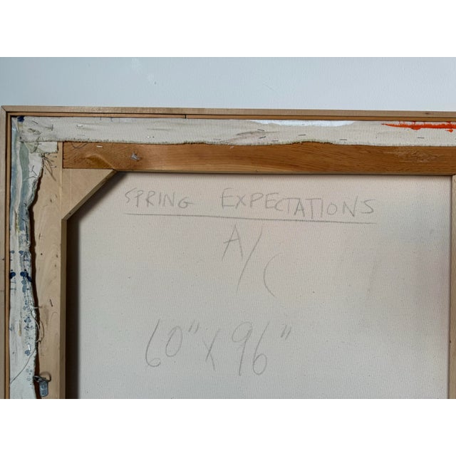 Richard Saba " Spring Expectation " Acrylic on Canvas Painting For Sale - Image 11 of 12