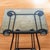 Italian 1970s Vintage Wrought Iron & Glass Side Table For Sale - Image 3 of 4