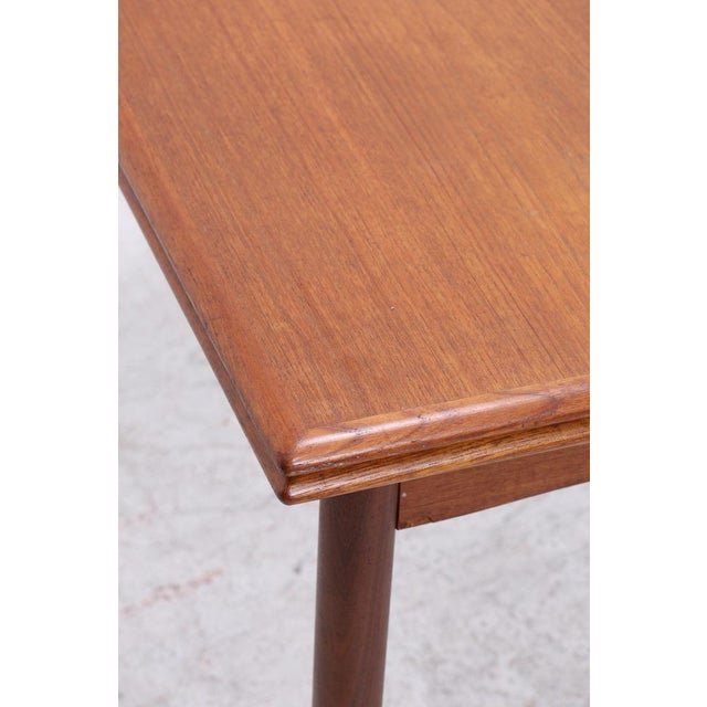 Vintage Extendable Dining Table in Teak, 1960s For Sale - Image 9 of 14