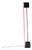 Mid 20th Century Dan Chelsea and Rudi Stern for George Kovacs Mid Century Modern Neon Torchiere Floor Lamp For Sale