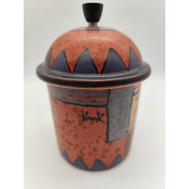 Vintage Candy Storage Jars from KMK Keramik Manufaktur Kupfermühle, 1955, Set of 4 For Sale - Image 4 of 18