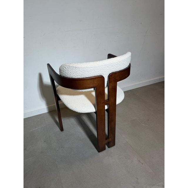 Textile Noma Chair in Walnut For Sale - Image 7 of 9