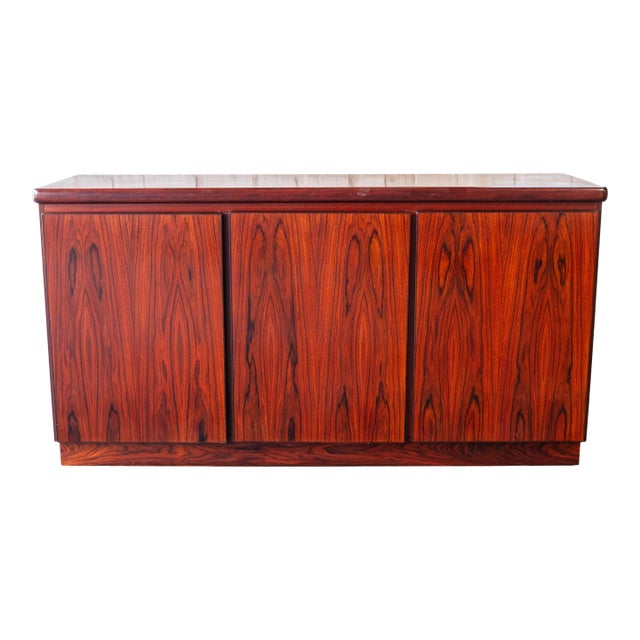 1970s Danish Modern Rasmus Rosewood Credenza For Sale