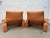 Brown 1970s Leather Lounge Chairs Designed by Giovanni Offredi for Saporiti Italia For Sale - Image 8 of 18