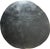 Black Wabi Sabi Round Coffee Table – Ebonized Black For Sale - Image 8 of 9