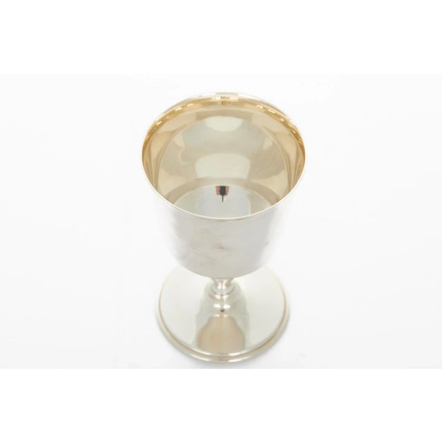 Metal Vintage Mappin & Webb English Silver Plated Art Deco Barware Service- Set of 6 For Sale - Image 7 of 13