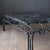 French Art Deco Revival Green Marble and Faux Verdigris Coffee Table For Sale - Image 13 of 18