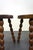 1950s Vintage French Brutalist Stools, 1950s, Set of 2 For Sale - Image 5 of 7