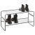Metal Black Metal Shoe Racks by Cuero Design For Sale - Image 7 of 7