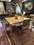 Vintage Italian Square Dining Table in Metal and Elm Burl, 1960s For Sale - Image 9 of 14