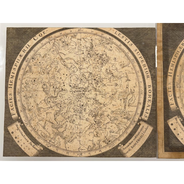 Johannes zahn (1641–1707) original celestial charts – nuremberg, ca. 1692–1696 an exceptional pair of original 17th-...