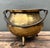 Infuse your home with old-world character with this exceptional vintage hammered brass cauldron. This substantial vessel...