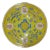Antique Imperial Yellow Porcelain Chinese Birthday Plate For Sale