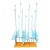 Blue Don Drumm Abstract Candelabra Sculpture For Sale