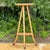 Vintage Boho Bamboo Tripod Side Table For Sale - Image 4 of 4