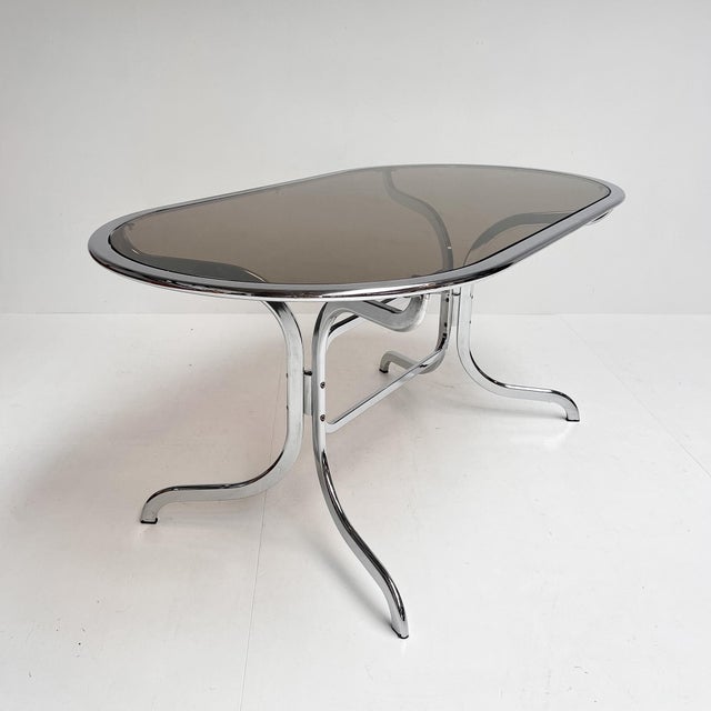 Glass Dining Table by Gastone Rinaldi for Rima, 1970s For Sale - Image 12 of 12