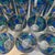 1960s Georges Briard "Europa" Pattern Barware, 14 Pieces For Sale - Image 10 of 11