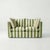 Not Yet Made - Made To Order Sophie Conran Coco 2 Seater Sofa - Spring Green Stripes with Knife Edge Cushion For Sale - Image 5 of 5