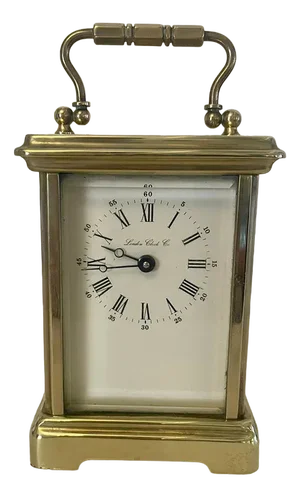 Edwardian Brass Carriage Clock, 1910s