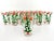 Hazel-Atlas 1960s Mid-Century Hazel Atlas Christmas Tree and Poinsettia Glasses, Set of 12 For Sale - Image 4 of 11
