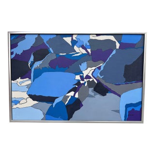 1960s Oil on Canvas Painting For Sale