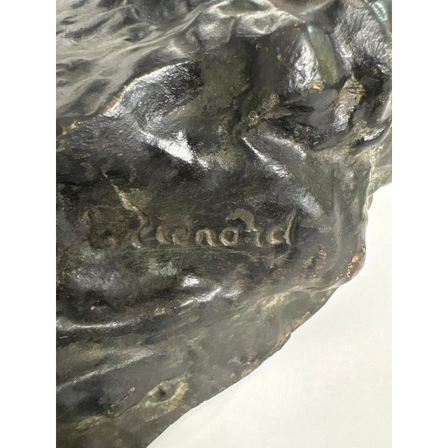 French Artist, Dog Sculpture, 19th Century, Terracotta For Sale - Image 9 of 18