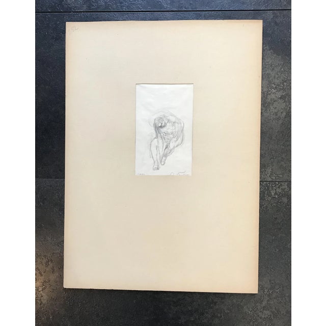 Stamp of the O. Vautier workshop. Dimension of the master key 52.5 x 38 cm. A man of great beauty and distinction, a...