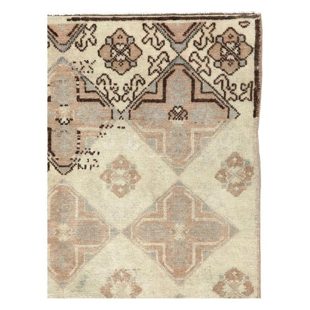 A vintage Turkish Anatolian accent rug handmade during the mid-20th century. Measures: 3' 6" x 6' 7" Turkish rugs &...