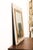 Antique White 18th Century French Mirror With Blue and Gold Accents For Sale - Image 8 of 11
