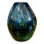 Signed 1968 Dominick Labino Emerald Green Luster Studio Art Glass Vase For Sale