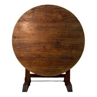 Vintage Walnut Vineyard Table, 1900s For Sale