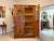 Restored Biedermeier Display Cabinet, Bookcase, Collector's Cabinet, restored condition. Dimensions: Height x Width x...