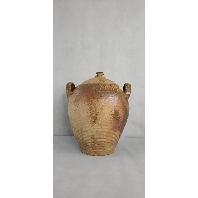 19th Century Puisaye Sandstone Jug, France For Sale - Image 3 of 8