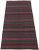 Mid 20th Century 1950 Vintage Flat Weave Stripe Design Kilim For Sale - Image 5 of 9