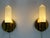 1950s Bauhaus Brass & Opaline Glass Sconces, Germany, 1950s, Set of 2 For Sale - Image 5 of 18