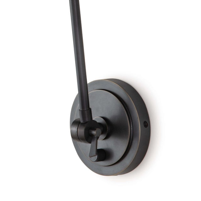 Regina Andrew Sal Task Sconce in Oil Rubbed Bronze For Sale In Detroit - Image 6 of 8