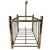 1960s Vintage Hollywood Regency Newspaper Rack in Faux Bamboo, 1960s For Sale - Image 5 of 9
