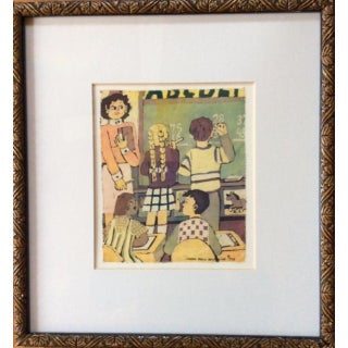 Nelipovich Framed Silk Batik For Sale
