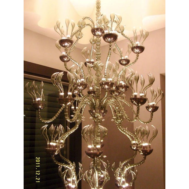 Murano Scenic Hanging Light by Vetrarti For Sale - Image 9 of 18