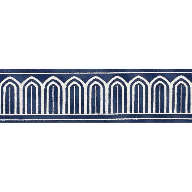 This stylized scallop design boasts undeniable architectural influences. Sold as a 2-yard minimum Content: 84% Cotton ,...