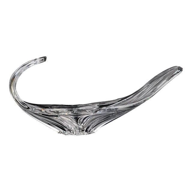 Vintage French Art Glass Centerpiece, 1970s For Sale