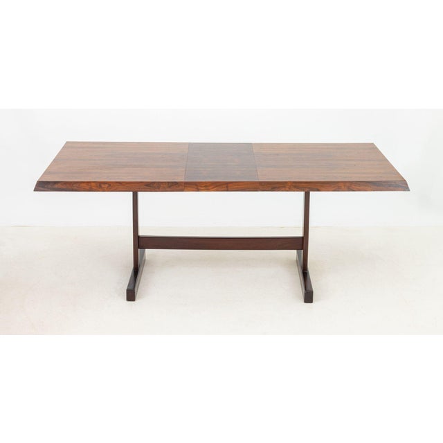 Mid 20th Century Mid-Century Modern Rosewood Dining Table For Sale - Image 5 of 6
